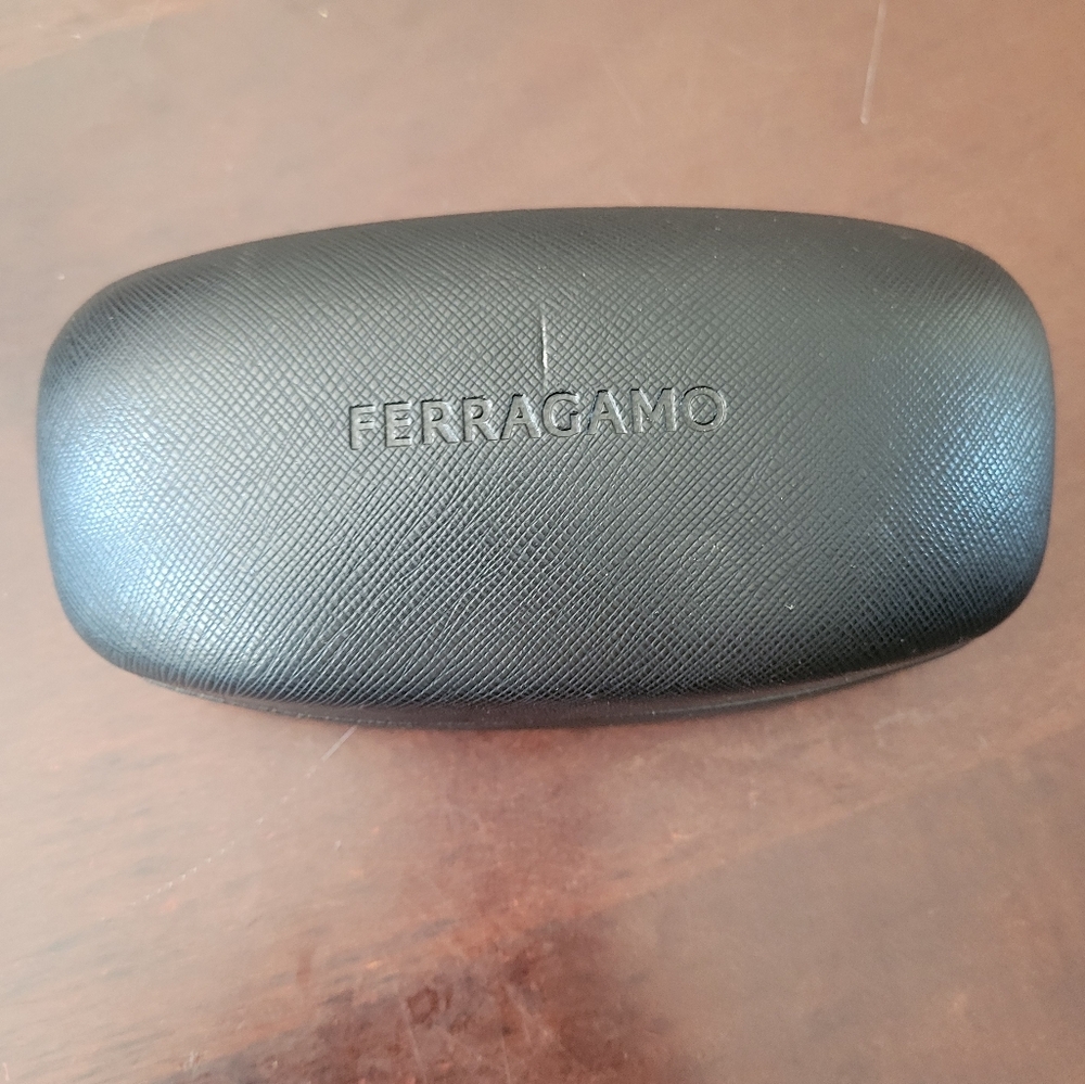 Salvatore Ferragamo Black Eyewear Case